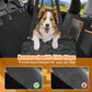 Dog Car Seat Cover for Back Seat, 100% Waterproof Dog Car Hammock with Mesh Window, Anti-Scratch Nonslip Durable Soft Pet Dog Seat Cover for Cars Trucks and SUV